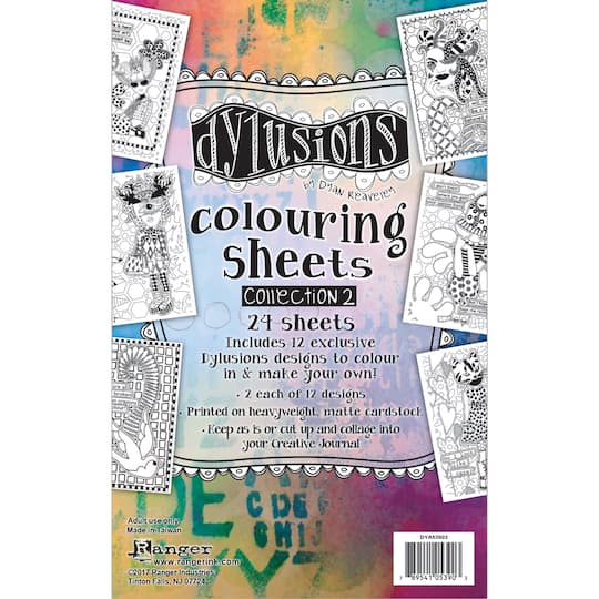 Dyan Reaveley&#x27;s Dylusions Coloring Sheets No.2